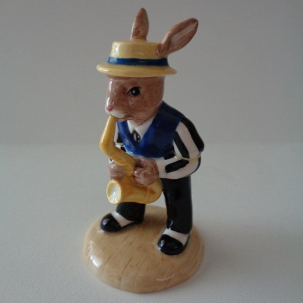 Royal Doulton Saxophone Bunnykins DB186 Special Edition Jazz collection